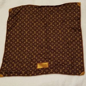 ** SOLD ** Louis Vuitton silk neckerchief